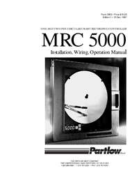 Thumbnail of document Manual - MRC 5000 Circular Chart Recorder